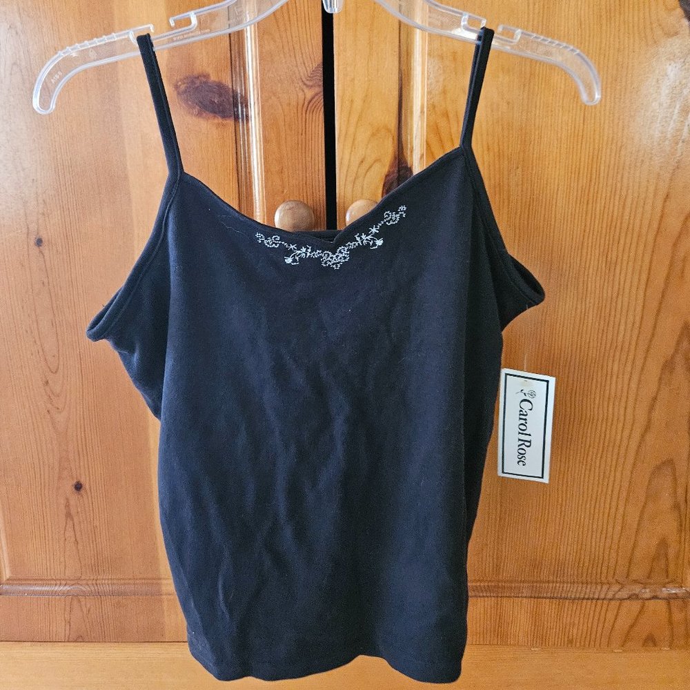 Black tank top
